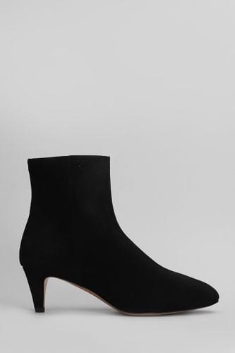 Deone Low Heels Ankle Boots In Black Suede - Isabel Marant - Modalova