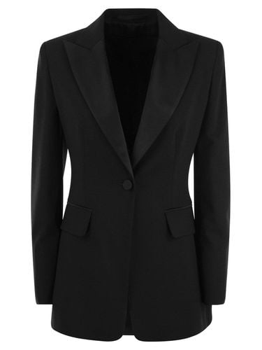 Gara Buttoned V-neck Blazer - Max Mara Pianoforte - Modalova