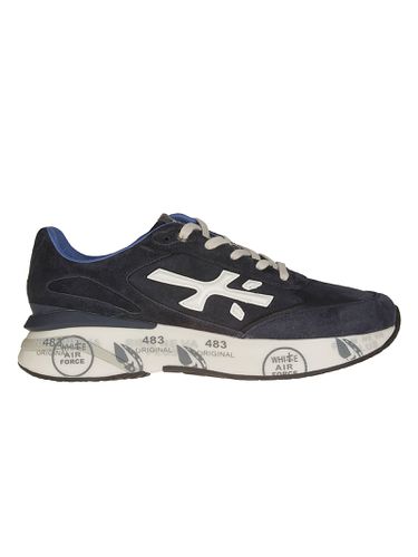 Premiata Blue Suede + White Logo - Premiata - Modalova