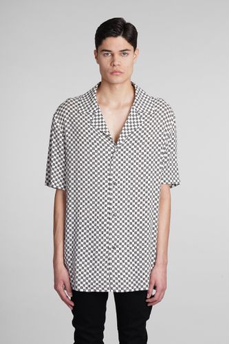 Balmain Shirt In White Viscose - Balmain - Modalova