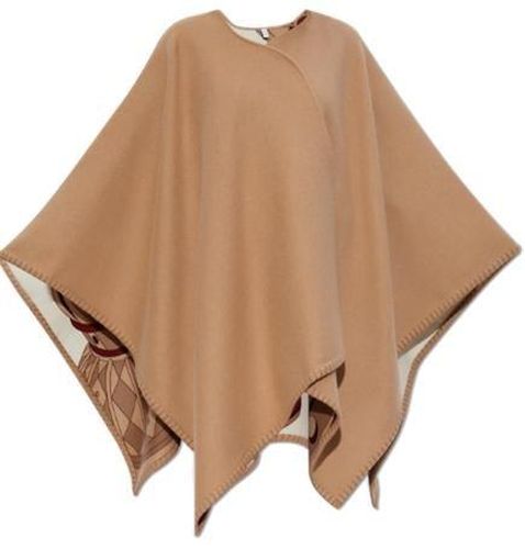 Nadir Print Reversible Cape - Ferragamo - Modalova