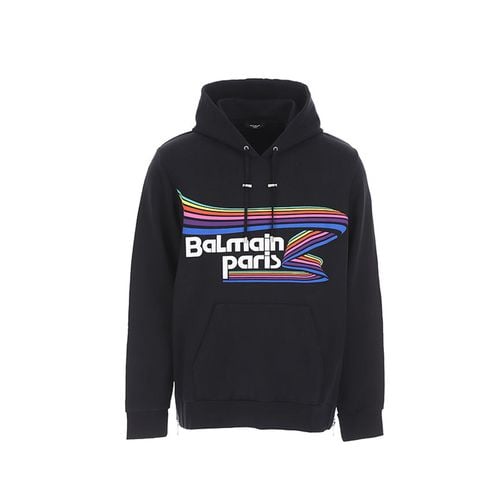 Balmain Logo Hooded Sweatshirt - Balmain - Modalova