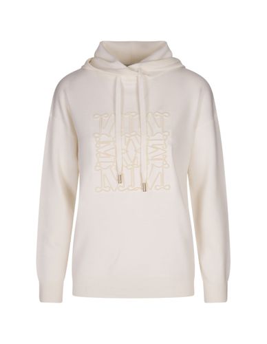 Logo Embroidered Drawstring Hoodie - Max Mara - Modalova