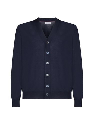 V-neck Button-up Cardigan - Brunello Cucinelli - Modalova