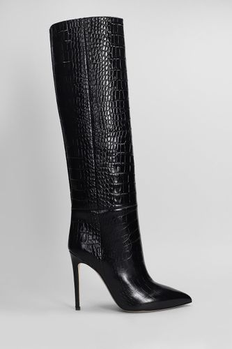 High Heels Boots In Leather - Paris Texas - Modalova