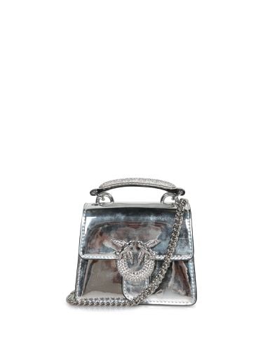 Pinko Love One Top Silver Bag - Pinko - Modalova