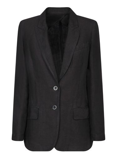 Lino Black Linen Jacket - 120% Lino - Modalova