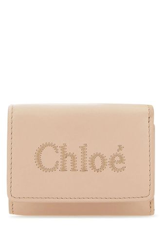 Chloé Powder Pink Leather Wallet - Chloé - Modalova