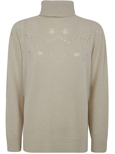 TwinSet Turtle Neck Bicolor Sweater - TwinSet - Modalova