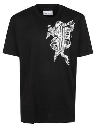 T-shirt Round Neck Ss Dragon - Philipp Plein - Modalova