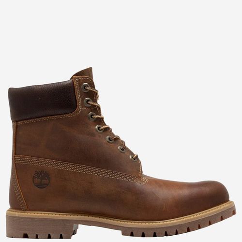 Premium 6-inch Leather Boots With Logo - Timberland - Modalova