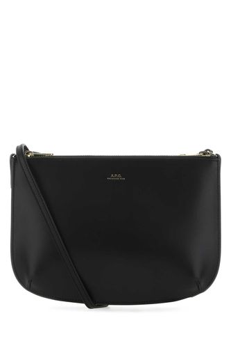 A. P.C. Black Leather Sarah Crossbody Bag - A.P.C. - Modalova