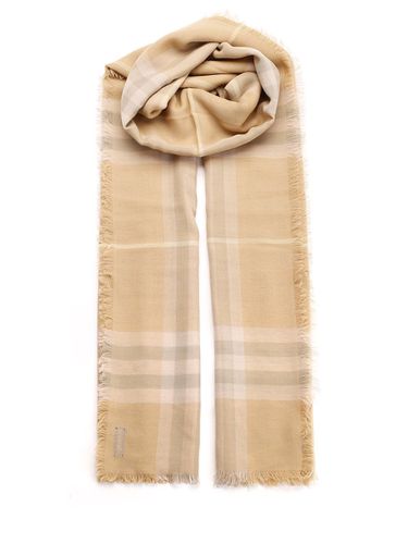 Burberry Check Wool Scarf - Burberry - Modalova