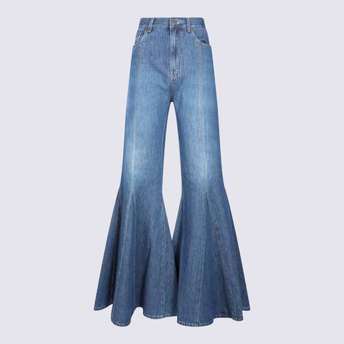 Chloé Blue Cotton Denim Jeans - Chloé - Modalova