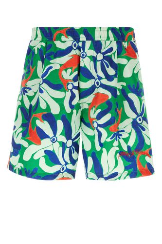 Printed Polyester Swimming Shorts - Marni - Modalova