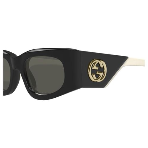 Curved Rectangle Sunglasses - Gucci Eyewear - Modalova