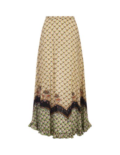 Crepe De Chine Long Skirt - Etro - Modalova