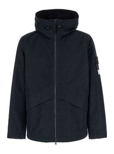 Jacket With Hood And Funnel Neck In Cotton Man - Stone Island - Modalova