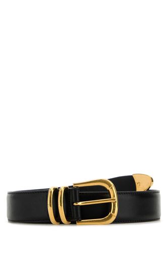 The Row Black Leather Vintage Belt - The Row - Modalova