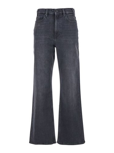 Jeans With Logo Detail On The Pocket And Logo Patch On The Rear In Denim Woman - AG Jeans - Modalova