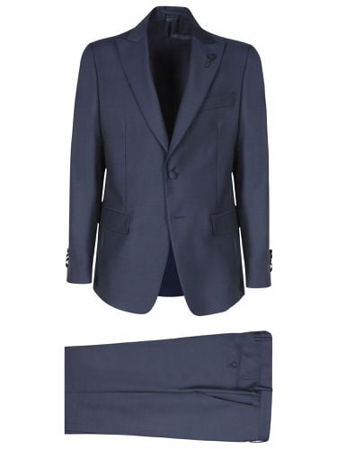 Lardini Single-breasted Black Suit - Lardini - Modalova