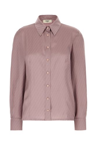 Fendi Mauve Silk Shirt - Fendi - Modalova