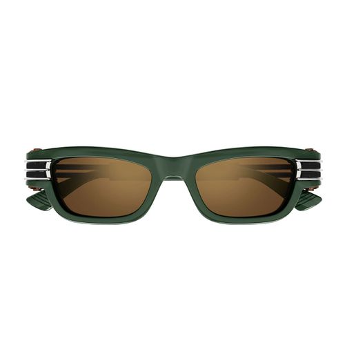 Bv1308s Line Unapologetic 003 Green Black Copper Sunglasses - Bottega Veneta Eyewear - Modalova