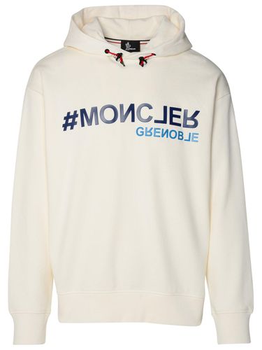Logo Printed Jersey Hoodie - Moncler Grenoble - Modalova