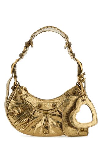 Gold Nappa Leather Le Cagole Xs Shoulder Bag - Balenciaga - Modalova