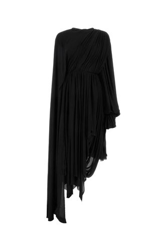 Balenciaga Black Crepe Dress - Balenciaga - Modalova