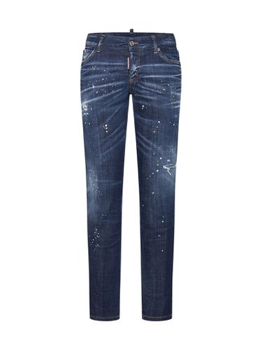 Jennifer Destroyed Straight Leg Jeans - Dsquared2 - Modalova