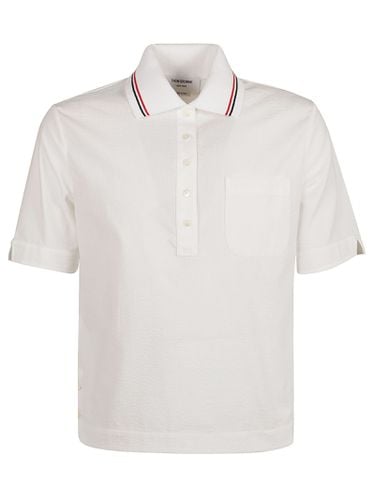 Thom Browne Rwb Seersucker Polo - Thom Browne - Modalova