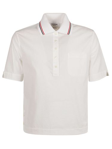 Thom Browne Rwb Seersucker Polo - Thom Browne - Modalova