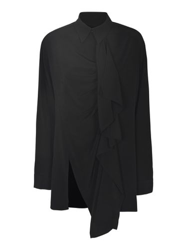 Yohji Yamamoto Wrap Ruffled Shirt - Yohji Yamamoto - Modalova