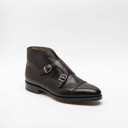 William Ii Boot Dark Brown Misty Calf Monk Strap Boot (fitting F/ee) - John Lobb - Modalova