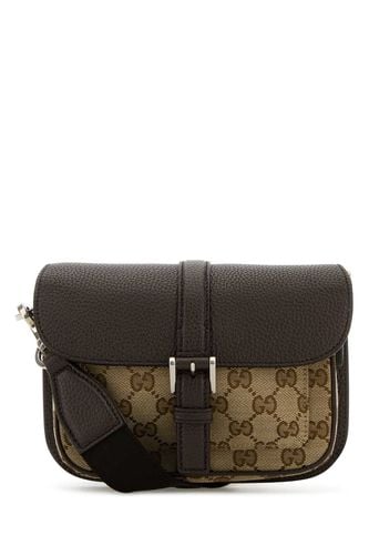 Brown Leather Mini Gg Crossbody Bag - Gucci - Modalova