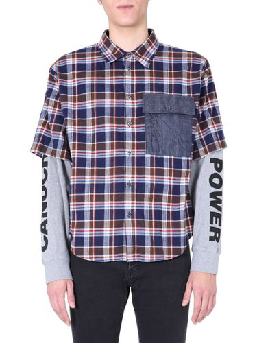 Dsquared2 Shirt With Double Sleeves - Dsquared2 - Modalova