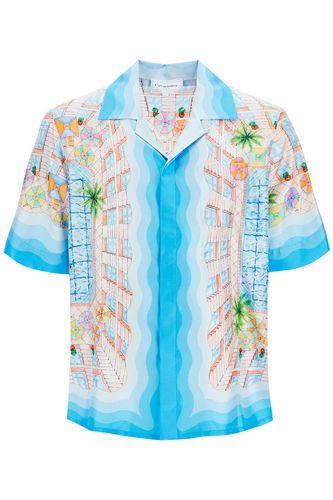 Casablanca Le Plongeon Silk Shirt - Casablanca - Modalova