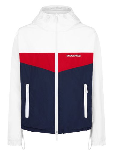 Icon Printed Hooded Jacket - Dsquared2 - Modalova