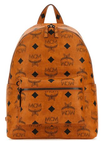 Printed Canvas Medium Stark Backpack - MCM - Modalova