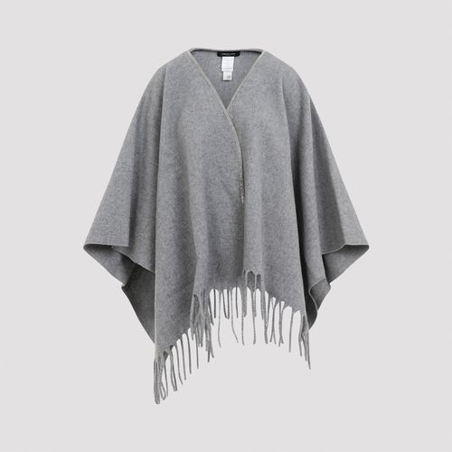 Fabiana Filippi Virgin Wool Cape - Fabiana Filippi - Modalova