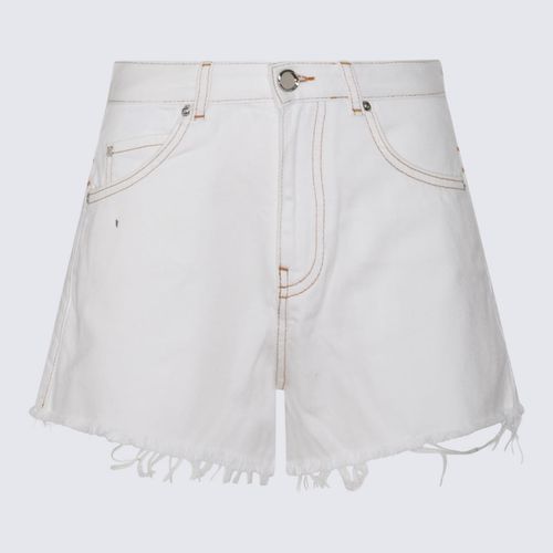Pinko White Cotton Shorts - Pinko - Modalova
