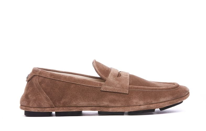 Dolce & Gabbana Loafers In Suede - Dolce & Gabbana - Modalova