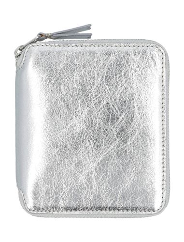 Metallic Zip Around Wallet - Comme des Garçons Wallet - Modalova