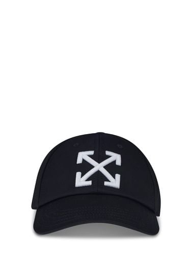 Off- Logo Embroidered Baseball Cap - Off-White - Modalova