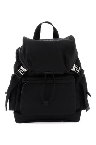 Versace Allover Neo Nylon Backpack - Versace - Modalova