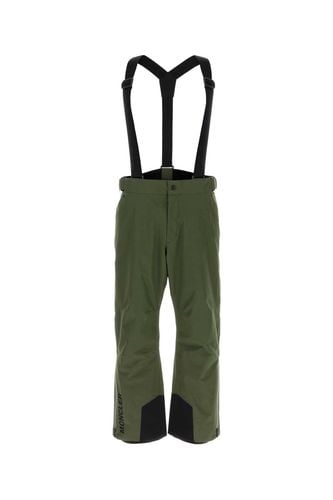 Army Green Polyester Ski Pant - Moncler Grenoble - Modalova