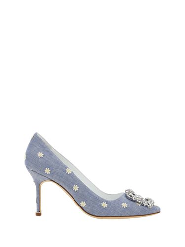 Manolo Blahnik Chambray Clava Pumps - Manolo Blahnik - Modalova