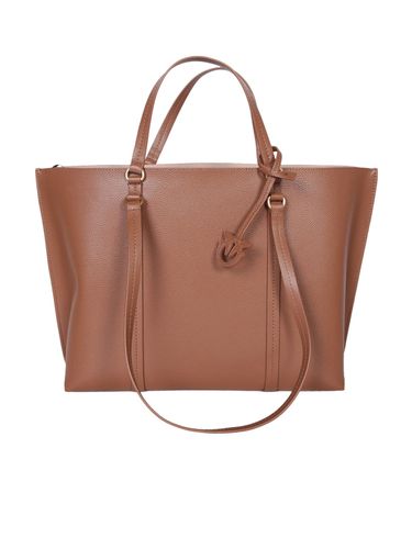 Pinko Carrie Shopper Bag In Brown - Pinko - Modalova