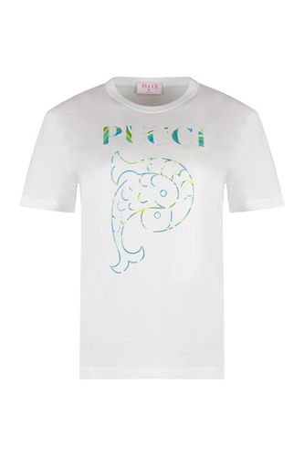 Pucci Logo Print T-shirt - Pucci - Modalova